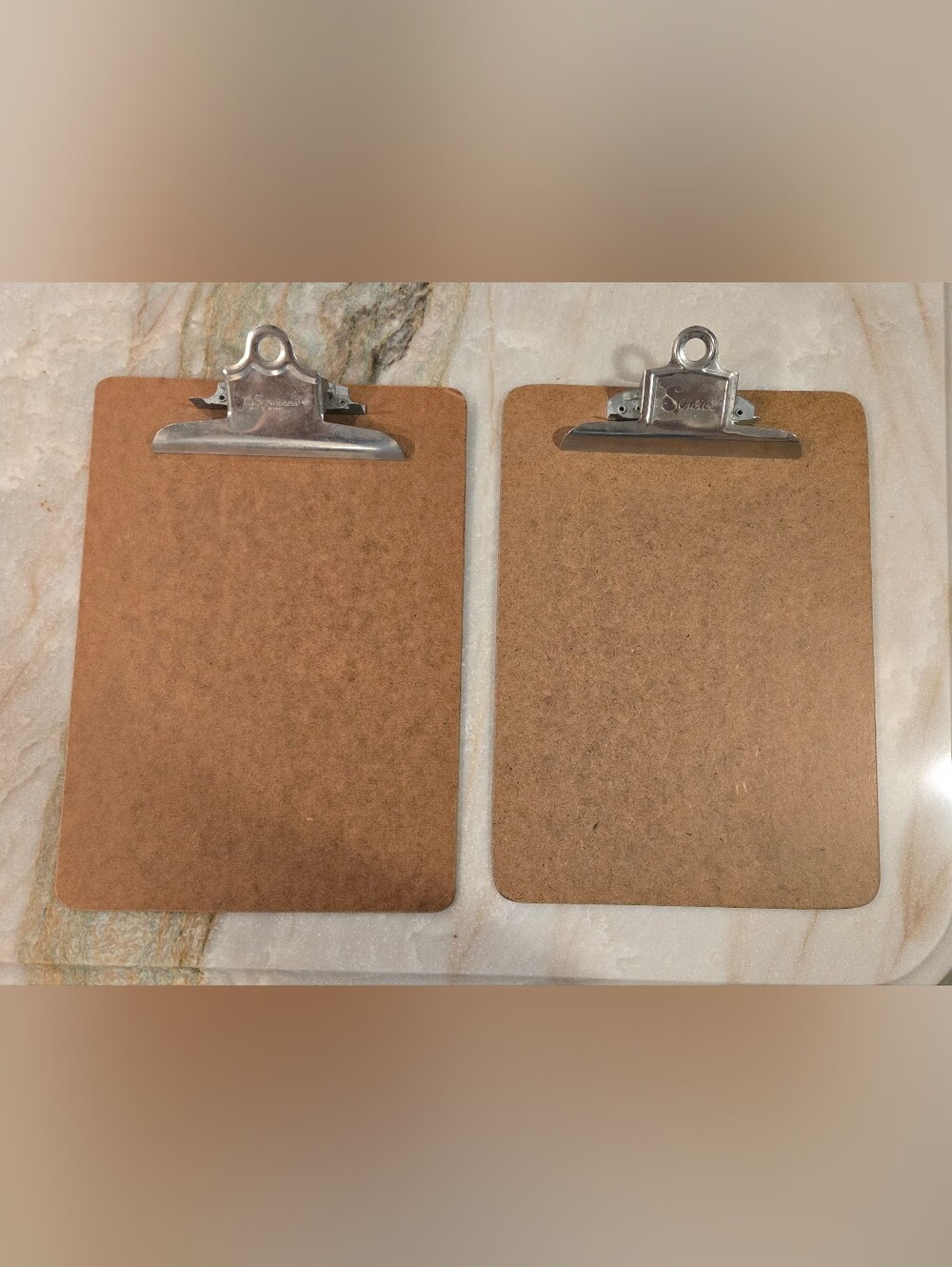 2 Vintage Clipboards